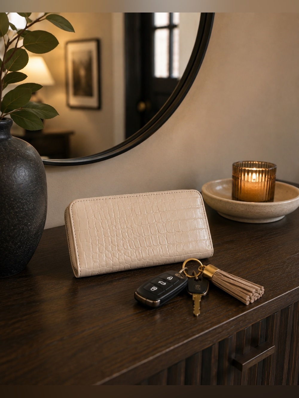 Neutral Beige Wallet